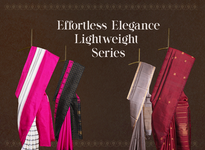 Lightweight Saree Series: Effortless Elegance Under 900 Grams