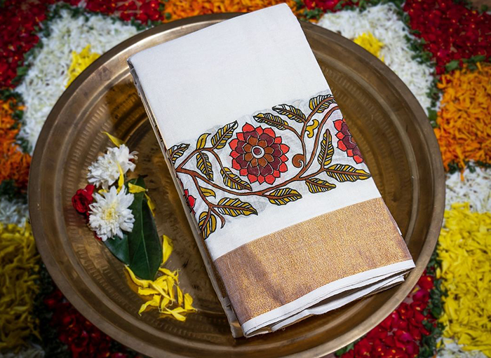 Kasavu Saree: A Beacon of Onam’s Festivity and Tradition