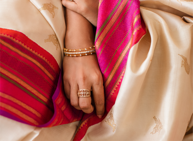 Two-tone wonder - The enduring charm of dual toned sarees