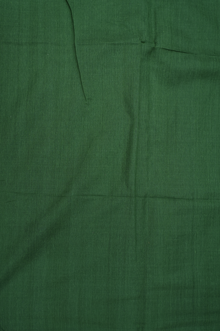 Chamki Work Dark Sage Green Jute Saree