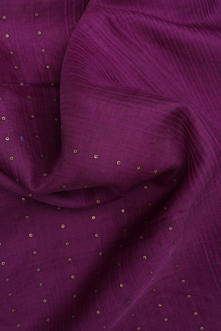 Chamki Work Grape Purple Jute Saree