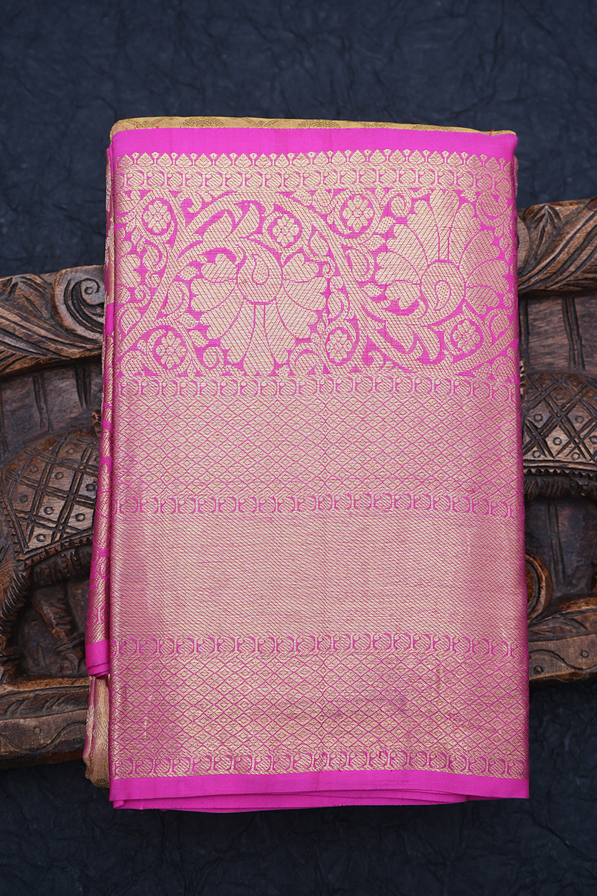 Small Border Kanchipuram Silk Saree in Wine Red - Vivaaha Silks – Vivaaha  Silks & Sarees