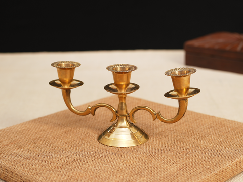 Karpoor Stand In Brass For Pooja