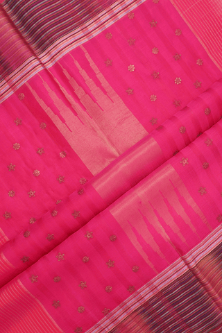 Soft Silk Saree In Plain White With Contrast Border