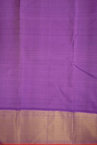 Stripes With Buttas Lotus Pink Kanchipuram Silk Saree