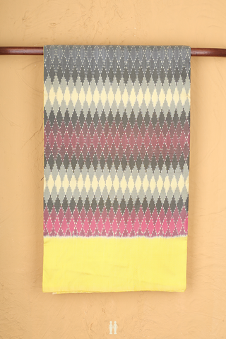 Pochampally Silk Saree In Multicolor With Allover Design