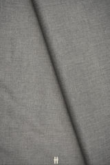 Light Weight Plain Greyish Brown Cotton Fabric