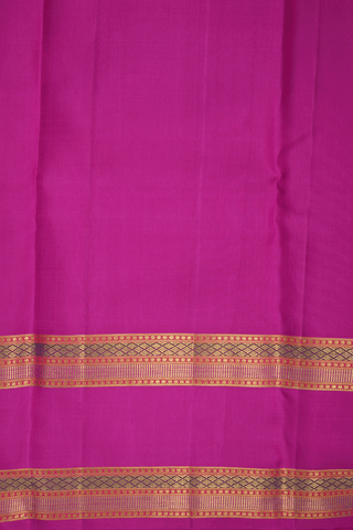 Checks With Buttis Rani Pink Kanchipuram Silk Saree