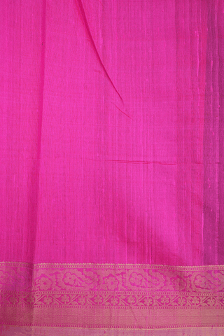 Floral Zari Buttas Purple Raw Silk Saree