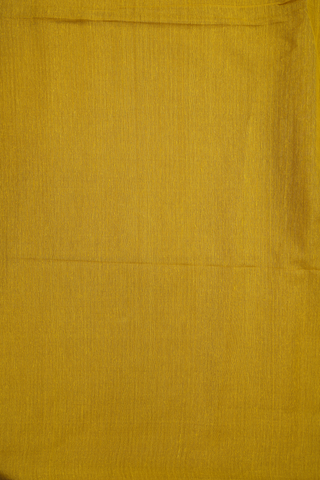 Chamki Work Pear Yellow Jute Saree