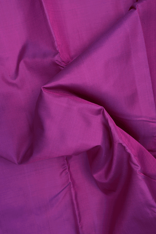 Plain Purple Rose Kanchipuram Silk Saree