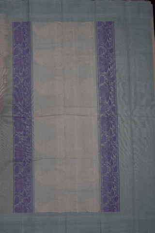 Threadwork Buttas Tan Kanchi Cotton Saree