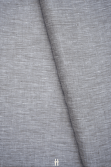 Plain Steel Grey Cotton Fabric