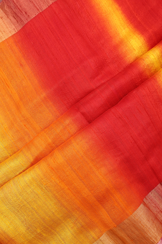 Allover Diamond Design Magenta Tussar Silk Saree