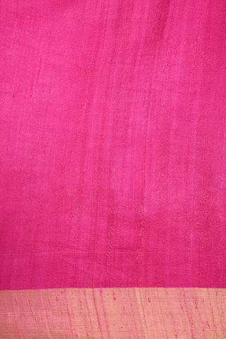 Allover Diamond Design Magenta Tussar Silk Saree