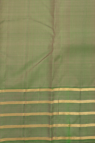 Kanchipuram Silk Saree In Dusty Pink With Contrast Border