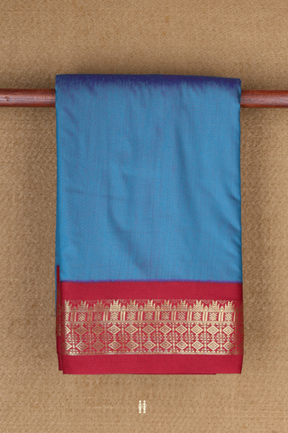 Apoorva Cotton Saree In Dual Tone With Contrast Zari Border