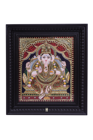 Lord Vinayagar Tanjore Painting