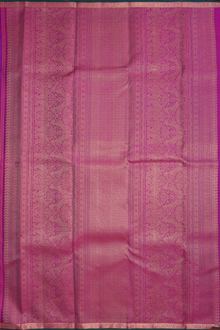 Jacquard Pattern Purple Kanchipuram Silk Saree