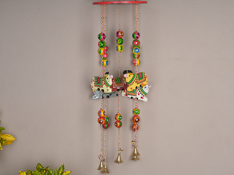 Wooden Handicraft Cow Wall Hanging For Home Decor