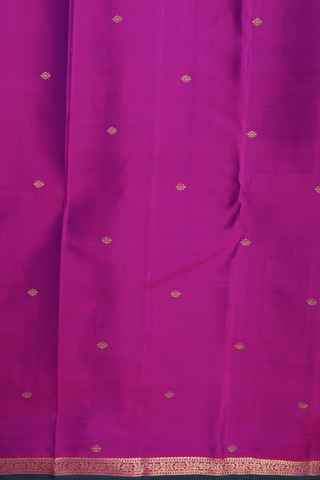 Jacquard Pattern Purple Kanchipuram Silk Saree