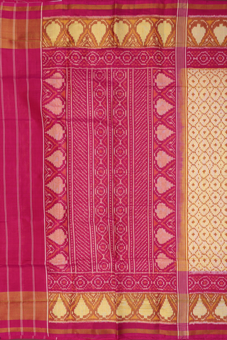 Patola Silk Saree In Dual Tone With Allover Design