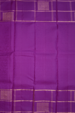 Jacquard Pattern Grape Purple Kanchipuram Silk Saree