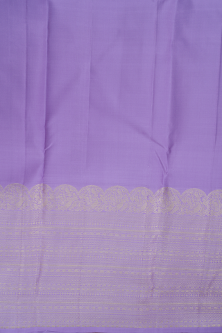 Zari Motifs Lavender Kanchipuram Silk Saree