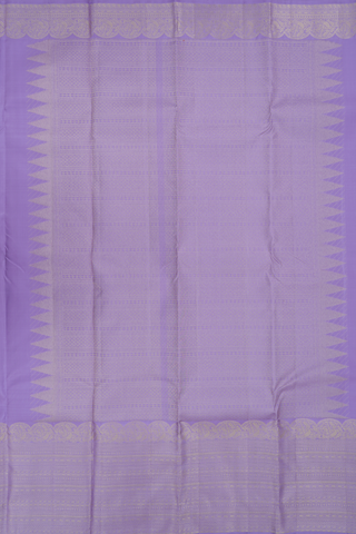 Zari Motifs Lavender Kanchipuram Silk Saree