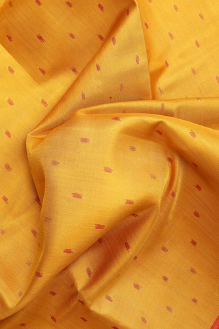 Allover Buttis Yellow Patola Silk Saree