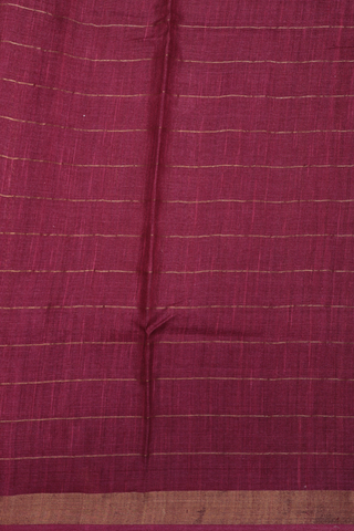 Allover Checks Design Multicolor Tussar Silk Saree