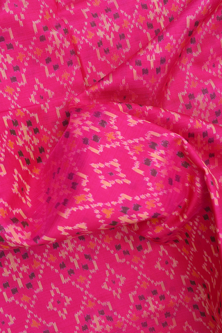 Allover Design Magenta Pochampally Silk Saree