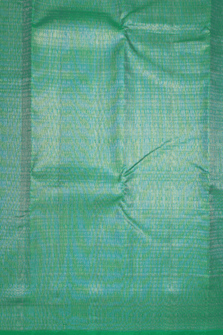 Brocade Design Peacock Green Kanchipuram Silk Saree