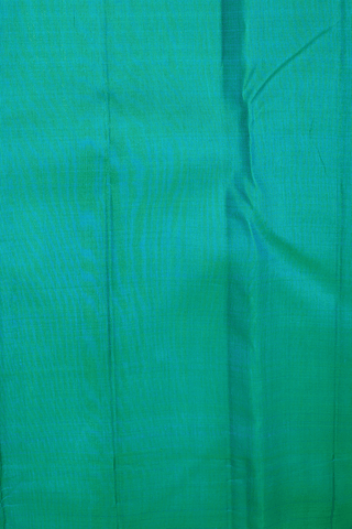 Brocade Design Peacock Green Kanchipuram Silk Saree