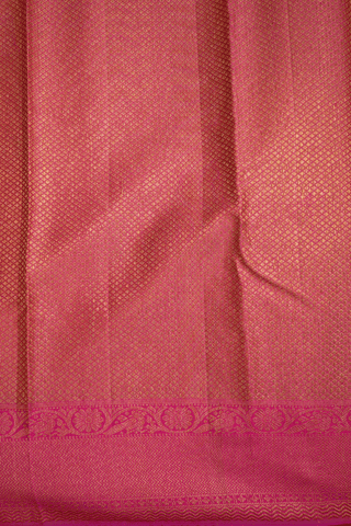 Brocade Design Ruby Red Kanchipuram Silk Saree