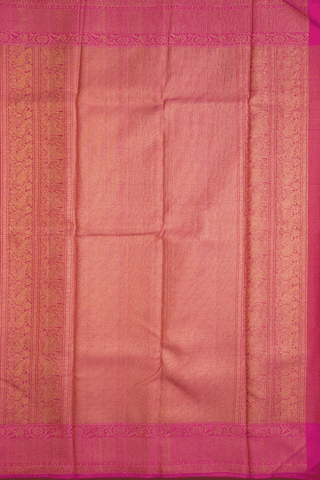 Brocade Design Ruby Red Kanchipuram Silk Saree