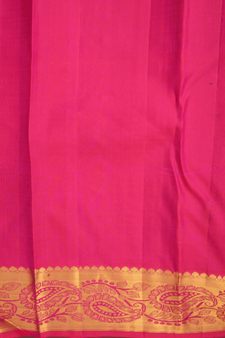 Brocade Zari Design Rani Pink Kanchipuram Silk Saree