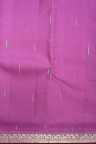 Malli Moggu Buttas Lotus Pink Kanchipuram Silk Saree