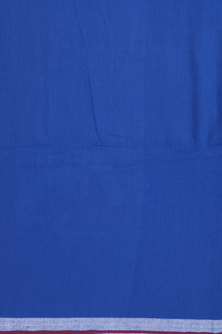 Threadwork Buttis Cobalt Blue Bengal Cotton Saree