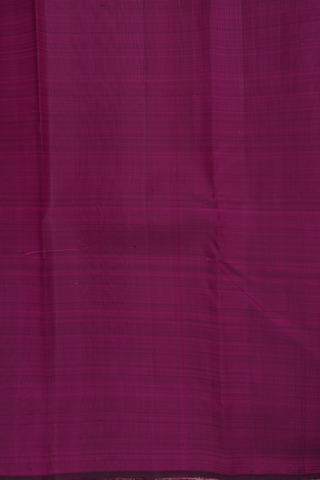 Kanchipuram Silk Saree In Berry Purple With Traditional Motifs