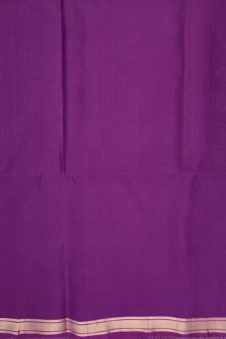 Allover Stripes Design Purple Soft Silk Saree