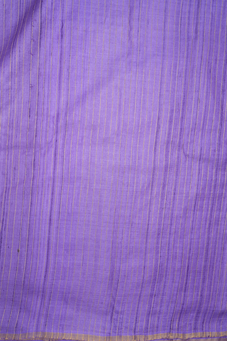 Floral Zari Buttas Lavender Tussar Silk Saree