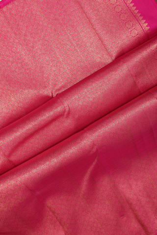 Half And Half Multicolor And Beige Kanchipuram Silk Saree