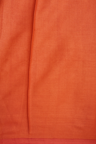 Tussar Silk Saree In Pink And Red With Triangle Design