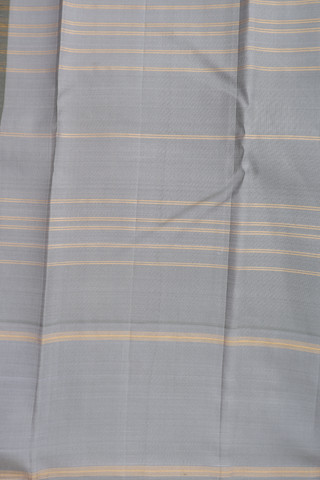 Kanchipuram Silk Saree In Multicolor With Stripes Design