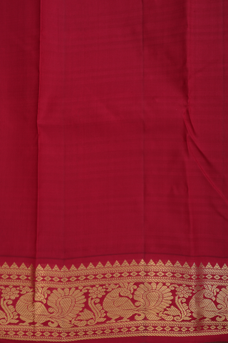 Kanchipuram Silk Saree In Multicolor With Checks Design