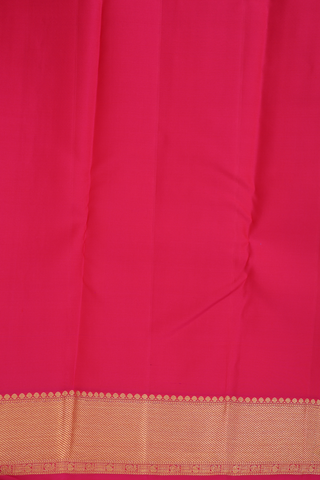 Kanchipuram Silk Saree In Rani Pink With Neli Design