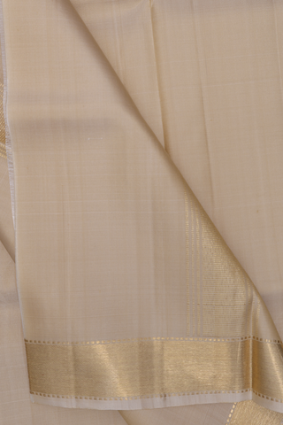 Twill Weave Border Brown Silk Dhoti With Shirt Material