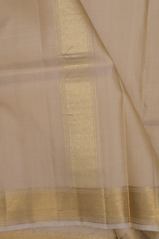 Twill Weave Border Brown Silk Dhoti With Shirt Material