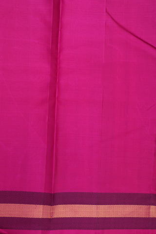 Kanchipuram Silk Saree In Magenta With Parrot Motifs